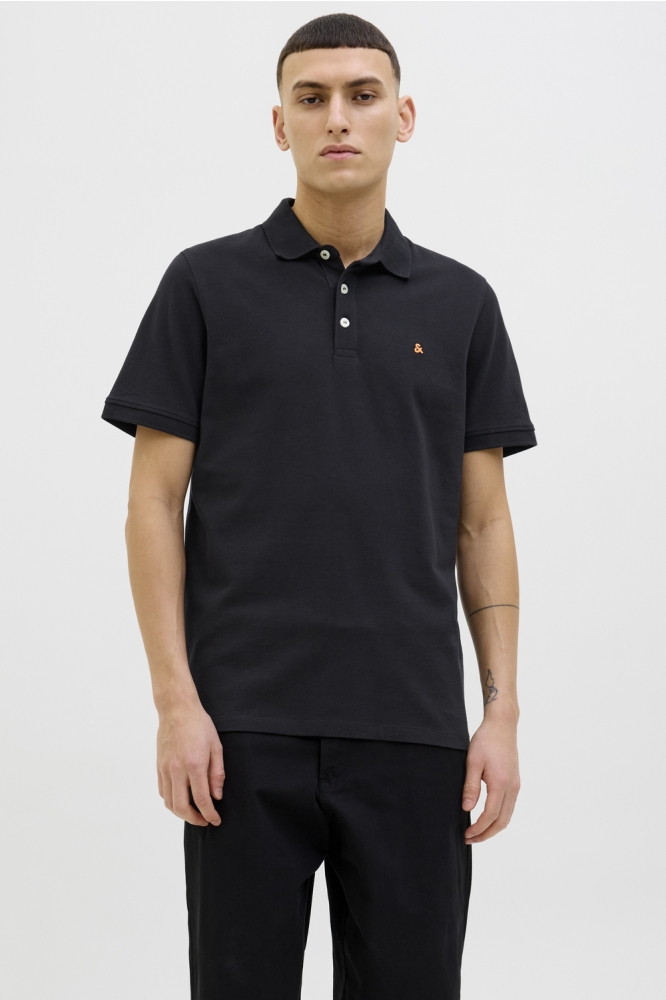 JJEPAULOS POLO SS NOOS 12136668 Black.Classic